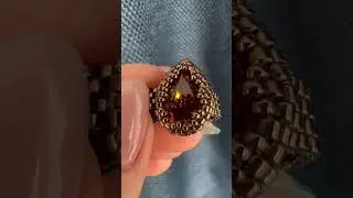 Кольца из бисера. Контакты в комментариях #бисероплетение #украшенияназаказ #кольцаизбисера