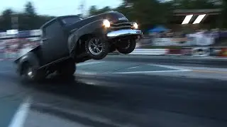 JJdaBoss in Ole' Heavy Truck on the BUMPER with Lady Passenger