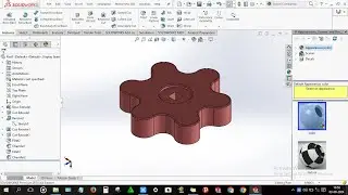 How to design Pressure Die cast knob in solidworks