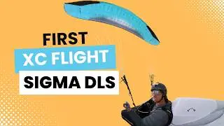 My first cross country and little race flight with the new Advance Sigma DLS 🏎️🪂