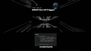 GSAP SCROLL TRIGGER HTML CSS 🔥👑🖤💯 