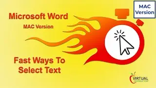 MAC Fast Ways to Select Text in Word