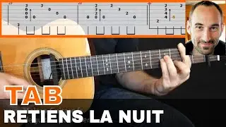 Retiens la nuit - Tablature guitare