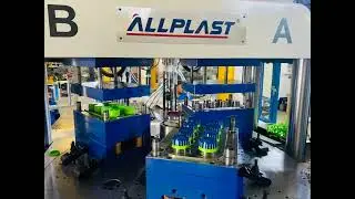 Two color cap rotary injection moulding machine | Vertical injection moulding machine #rotarytable