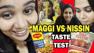 MAGGI VS NISSIN | CUP NOODLES | FOOD WAR @SumairaShaikh