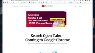 Google Chrome Tab Search - First Look