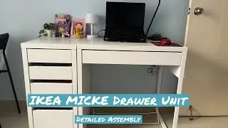 Assembling IKEA’s MICKE Drawer unit #ikea #ikeabangalore #ikeastore