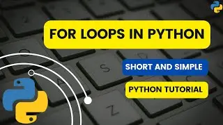 For loops in Python | Python Tutorials | Python for beginners