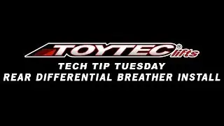 Tech Tip Tuesday - Rear Differential Breather Install