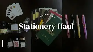 Japan Stationery and Fountain Pen Haul | Writing on Sunshine