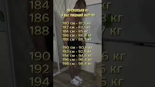 Лишний вес начинается с этих значений, часть 2 