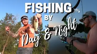 ROD AND REEL BY DAY, BOW BY NIGHT | FIRST TIME BOW FISHING