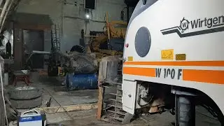 #Wirtgen w100f снова ремонт (начало