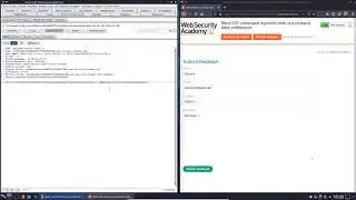 Blind OS command injection with out of band data exfiltration (Video solution, Audio)