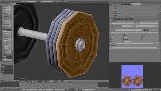 Blender 3d - Making a "Dumbbell" model