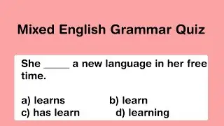 50 Mixed English grammar test| Can you score 50/50? #quiz #quiztest #grammartest #grammarquiz