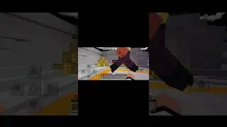 Lucky block race with friend in Minecraft.