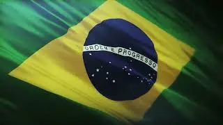 Flag in Brazil I Animated