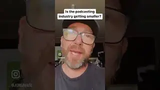 What is causing the perception of a shrinking podcast industry …? #podcasting #podcastingtips