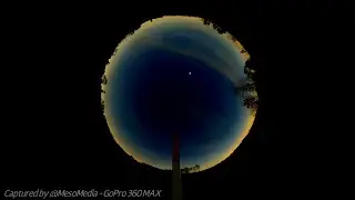 INCREDIBLE 360 VIEW OF TOTAL SOLAR ECLIPSE 2024 & TEMPERATURE TEST - Captured by @MesoMedia_YT