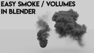 Easy Smoke and Volumes in Blender - Import OpenVDB in Blender 2.9