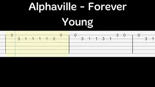 Alphaville - Forever Young - Guitar Tab Tutorial
