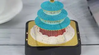 2024 Prayer Hall Panorama Calendar#papercraft #3dmemopad #paperblock
