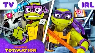 Ninja Turtle DONATELLO Fights Alone! | TMNT Toys | Toymation