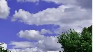 11 sec time laps of clouds
