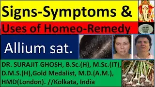 SIGNS-SYMPTOMS & USES OF HOMEO-REMEDY ALLIUM SATIVUM