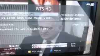Прием на сръбската телевизия (DVB-T2) в гр. София, BG PT.3