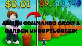 How to get ADMIN COMMANDS IN THE GROW A GARDEN UNCOPYLOCKED.