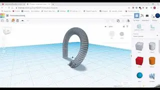 Tinkercad Dersleri - 14. Ders - Kıvrımlı Boru Tasarımı
