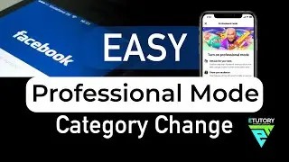 Facebook Professional Mode Category Change