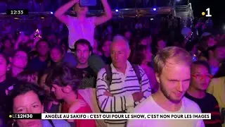 La chanteuse Angèle a enflammé le Sakifo, interdiction pour les médias de filmer le show