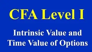 Intrinsic Value and Time Value of Options