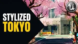 Unreal Engine 5.3 Tokyo Stylized Environment Animation Free Asset