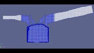 MESH VIEW INSIDE AN IC ENGINE  FULL HYDRO SETUP