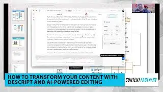 How to Transform Your Content with Descript and AI Powered Editing