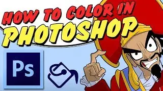 Coloring in Photoshop -  easy new method!