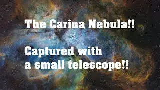 Astrophotography:  The Carina nebula in the Hubble Palette!