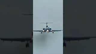 TU-154 hard landing #aviation #aviationlovers #hardlanding