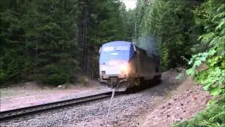 Amtrak's Coast Starlight at the Salt Creek bridge