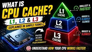 What Is CPU Cache? 🧠 L1, L2 & L3 Explained in Simple Terms ⚡
