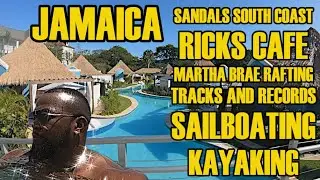 JAMAICA TRAVEL VLOG VACATION - SANDALS SOUTH COAST TOUR REVIEW, RICKS CAFE MARTHA BRAE, MONTEGO BAY
