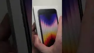 iPhone SE 3 (2022) Unboxing (MIDNIGHT) 