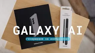Samsung Galaxy Z Fold6 и Galaxy AI за генериране на изображения