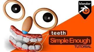 How to make Teeth in blender