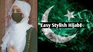 Stylish hijab for Independence day|14 August special hijab tutorial 🇵🇰