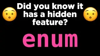 Did you know this hidden feature of enum? 😯